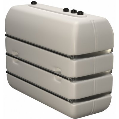 Werit Skladovací plastová nádrž na vodu Černá 3 000 l – Sleviste.cz