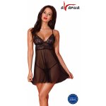 Černá babydoll košilka Leslie – Zboží Dáma