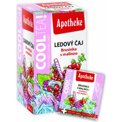 Apotheke Cooltea Brusinka s malinou 20 x 2 g – Hledejceny.cz