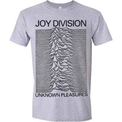 Joy Division tričko Unknown Pleasures Šedá