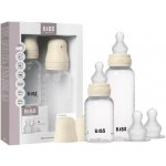 Bibs sada antikolikových kojeneckých lahví silikon Ivory – Sleviste.cz