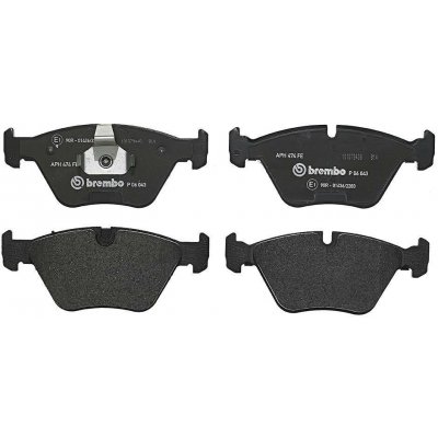 Sada brzdových destiček, kotoučová brzda BREMBO P 06 043X – Sleviste.cz