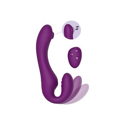 Xocoon XoCoon Strapless Strapon Pulse Vibe Purple pro dominantní ženy – Hledejceny.cz