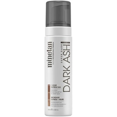 Minetan samoopalovací pěna pro ultra tmavé opálení Dark Ash (1 Hour Express Tan) 200 ml – Hledejceny.cz