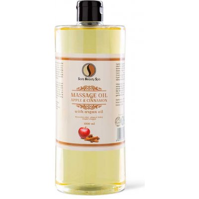 Sara Beauty Spa přírodní rostlinný masážní olej Jablko-Skořice 1000 ml – Zboží Mobilmania