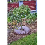 DOMO Zavlažovací vak nízký na stromy a keře 55L kruh hnědý 1ks 0769 – Zboží Dáma