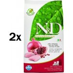 N&D Pumpkin Dog Adult Medium & Maxi Grain Free Chicken & Pomegranate 2 x 12 kg – Hledejceny.cz