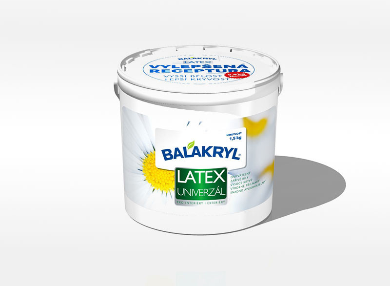 Balakryl Latex Univerzál bílý 0,8 kg od 103 Kč - Heureka.cz