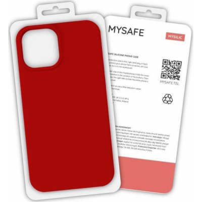 Pouzdro Mysafe Silicone Case iPhone Xs Max Red – Zboží Mobilmania