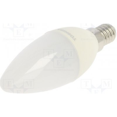 Toshiba LED LIGHTING DELS-CDC400514DE51 Žárovka LED studená bílá E14 230VAC 470lm 5W 240° 6500K – Zboží Mobilmania