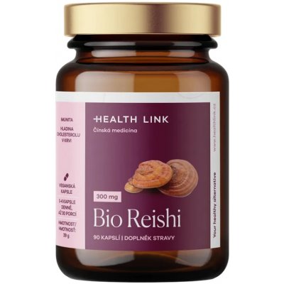 Health link Reishi BIO 90 kapslí – Hledejceny.cz