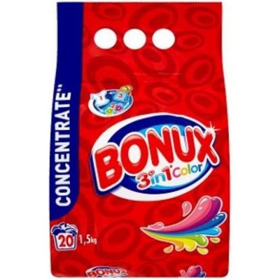 Bonux 3v1 Color Rose prací prášek 18 PD 1,17 kg – Hledejceny.cz
