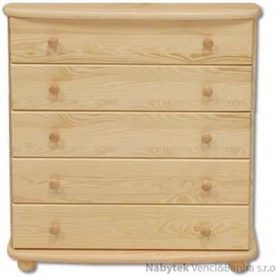 Drewmax prádelník z masivního dřeva borovice KD151 pacyg – Zboží Dáma