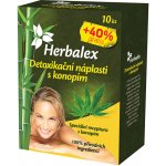 Herbalex Detoxikační náplast s konopím 10 ks + 40 % zdarma – Hledejceny.cz