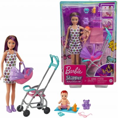 Barbie Skipper Chůva Sada S Kočárkem – Zboží Dáma
