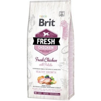 Brit Fresh Chicken with Potato Puppy Healthy Growth 2 x 12 kg