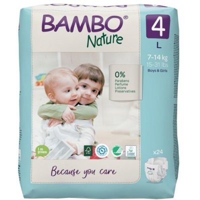 Bambo Nature 4 L 7-14 kg 24 ks – Hledejceny.cz