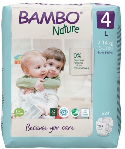 Bambo Nature 4 L 7-14 kg 24 ks