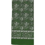 Dámský šátek zelený kašmírový vzor – Zboží Dáma