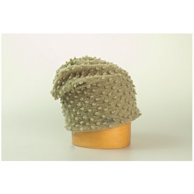 Dámská prodloužená čepice z pleteniny podšitá fleece olivová – Zboží Mobilmania