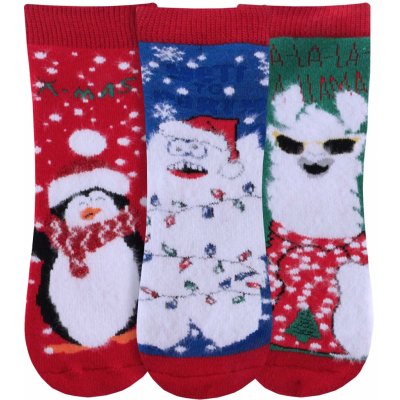 Darré Dětské ponožky vysoké Vánoční zvířátka D