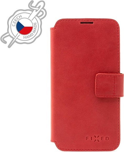 FIXED ProFit z pravé hovězí kůže pro Apple iPhone 11 červené FIXPFIT2-428-RD