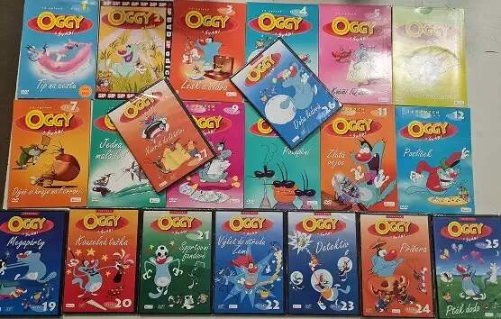 Velká kolekce Oggy a švábi 21 DVD