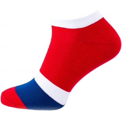 Zapana pánské barevné kotníkové ponožky Slice červené – Zboží Mobilmania