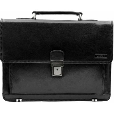 Lagen Kožená aktovka na dokumenty 2079/T černá – Hledejceny.cz