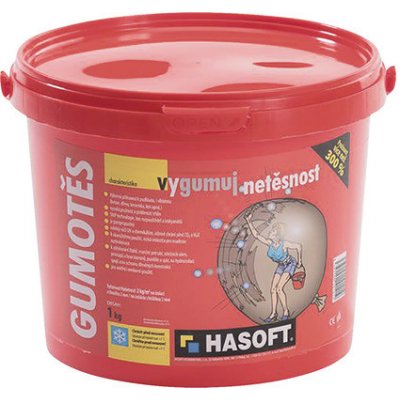 Těsnicí hmota Hasoft Gumotěs 1 kg – Sleviste.cz
