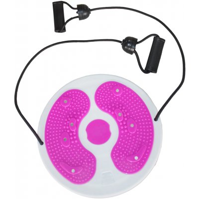 Merc sport Rotační podložka s magnety a posilovací gumou – rotana na cvičení růžová Cena za odběr více kusů: 6-10ks – Sleviste.cz