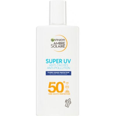 Garnier Ambre Solaire Super UV opalovací fluid na obličej 50+ 40 ml – Zboží Mobilmania
