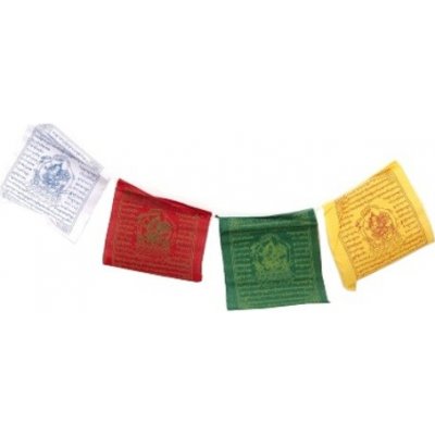 Tibetské modlitební vlaječky Manjushree 20 x 24 cm 10ks – Hledejceny.cz
