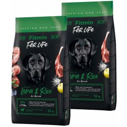 Fitmin For Life Lamb & Rice 2 x 12 kg