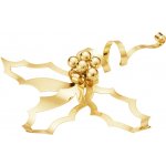 Georg Jensen Pozlacená vánoční ozdoba / dekorace Holly CC 2026 – medium, zlatá barva, kov – Hledejceny.cz