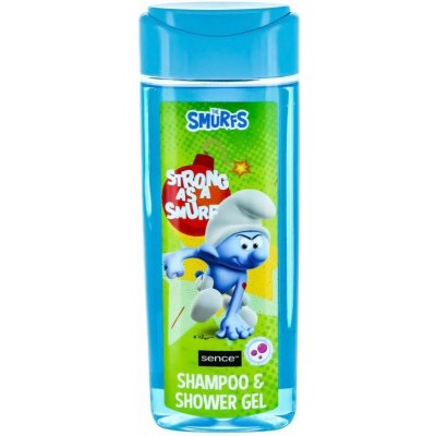Šmoulové Green Bubblegum 2v1 sprchový gel + šampon 210 ml – Zboží Mobilmania
