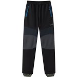 Wolf B2494 softshellové kalhoty zateplené černá modré zipy – Zboží Dáma