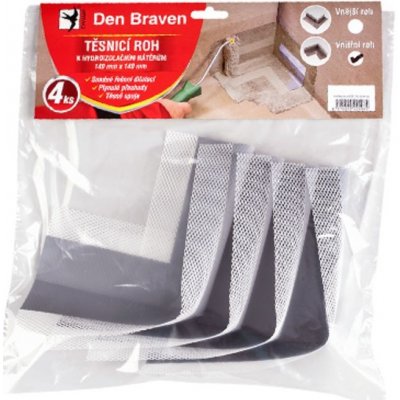 Roh vnitřní k hydroizolacím Den Braven 140 × 140 mm 4 ks – Zboží Mobilmania