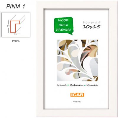 CODEX rám dřevo PINIA 20x30 cm, bílý (1) – Hledejceny.cz