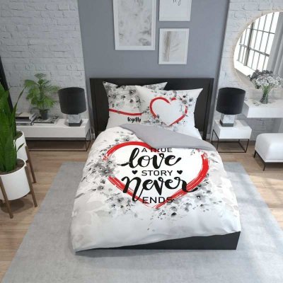 ložní povlečení 200x220 love – Heureka.cz