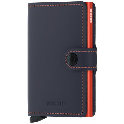 Secrid Miniwallet Matte Nightblue & Orange – Zboží Mobilmania