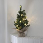 STAR TRADING Dekorativní svítící stromek Tree Toppy 45cm zelená barva plast – Zboží Dáma