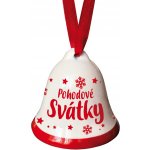 Nekupto Vánoční zvonek s potiskem Pohádkové svátky – Zboží Mobilmania