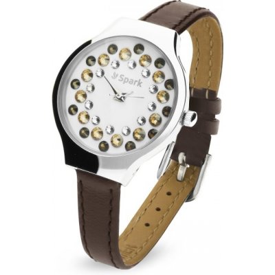 Spark se Swarovski Elements Dotty hnědé ZDT29BRGS