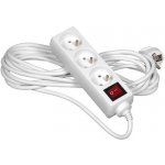 Proteco kabel prodlužovací 3 m 3 zásuvky průřez 1,5mm2 42.18-KAB003-3 – HobbyKompas.cz
