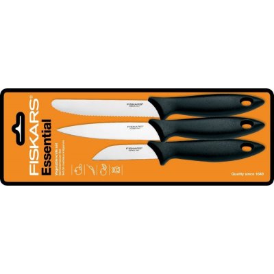 Fiskars Essential na zeleninu Sada 3 nožů