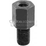 Redukce závitu zp. zrcátka (vnitřní závit M8 pravý / vnější závit M10 pravý) (černá) | Zboží Auto