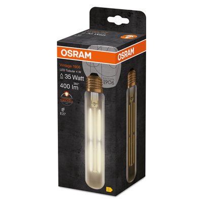 Osram žárovka LED Vintage 1906 E27 4W/824 GLOBE FILAMENT GOLD TUBULAR – Sleviste.cz