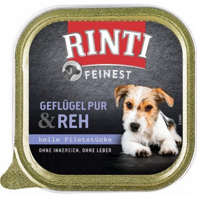 Rinti Feinest Adult Dog drůbeží a srnčí 11 x 150 g – Hledejceny.cz