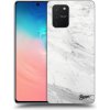 Pouzdro a kryt na mobilní telefon Samsung Pouzdro Picasee silikonové Samsung Galaxy S10 Lite - White marble čiré